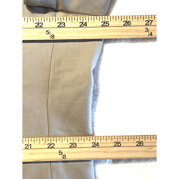 Custom Bespoke 48R Khaki Beige Blazer Sport Coat Jacket Loaded - Picture 14 of 16